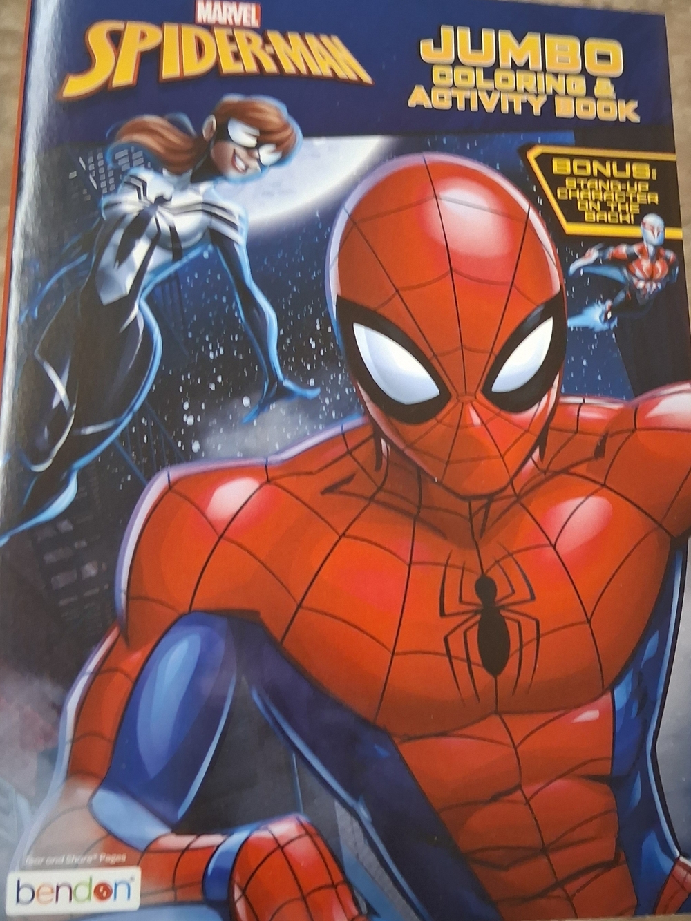 New Spiderman Coloring And Activity Book